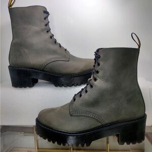 Dr Martens Shriver Hi Quad Retro Platform Slate Moldova Women's Sz  UK4 EU37 US6